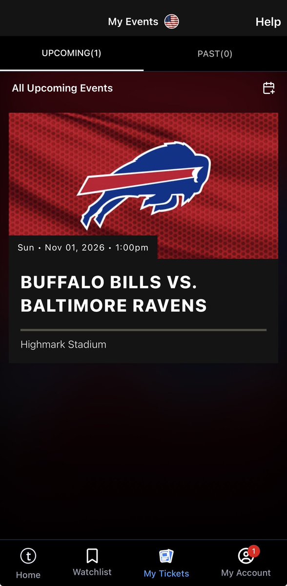 ChrisBaldrick_'s tweet photo. I’m looking to let go of my Three tickets for Buffalo Bills vs. Baltimore Ravens Game 

——Highmark Stadium - Orchard Park, NY
Time: 1:00pm - Sunday November 01

Dm me if you’re interested ❤️🙏
Asking for $215 each per ticket 🎫 https://t.co/df7CfxYStv