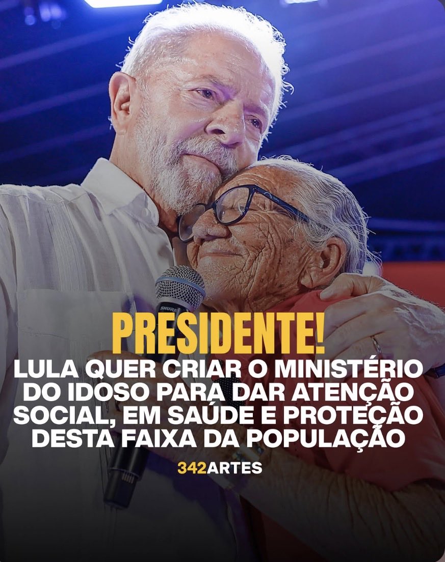 BacurauA's tweet photo. Vem aí o ministério do Idoso! https://t.co/Lob0Je5jFp