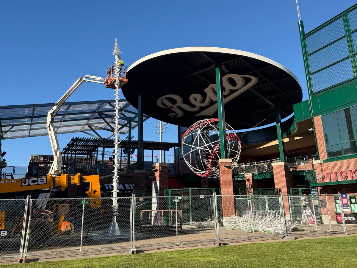 Aces's tweet photo. It's beginning to look a lot like Christmas at the ballpark 👀 🎄 https://t.co/IstJjwA2tW
