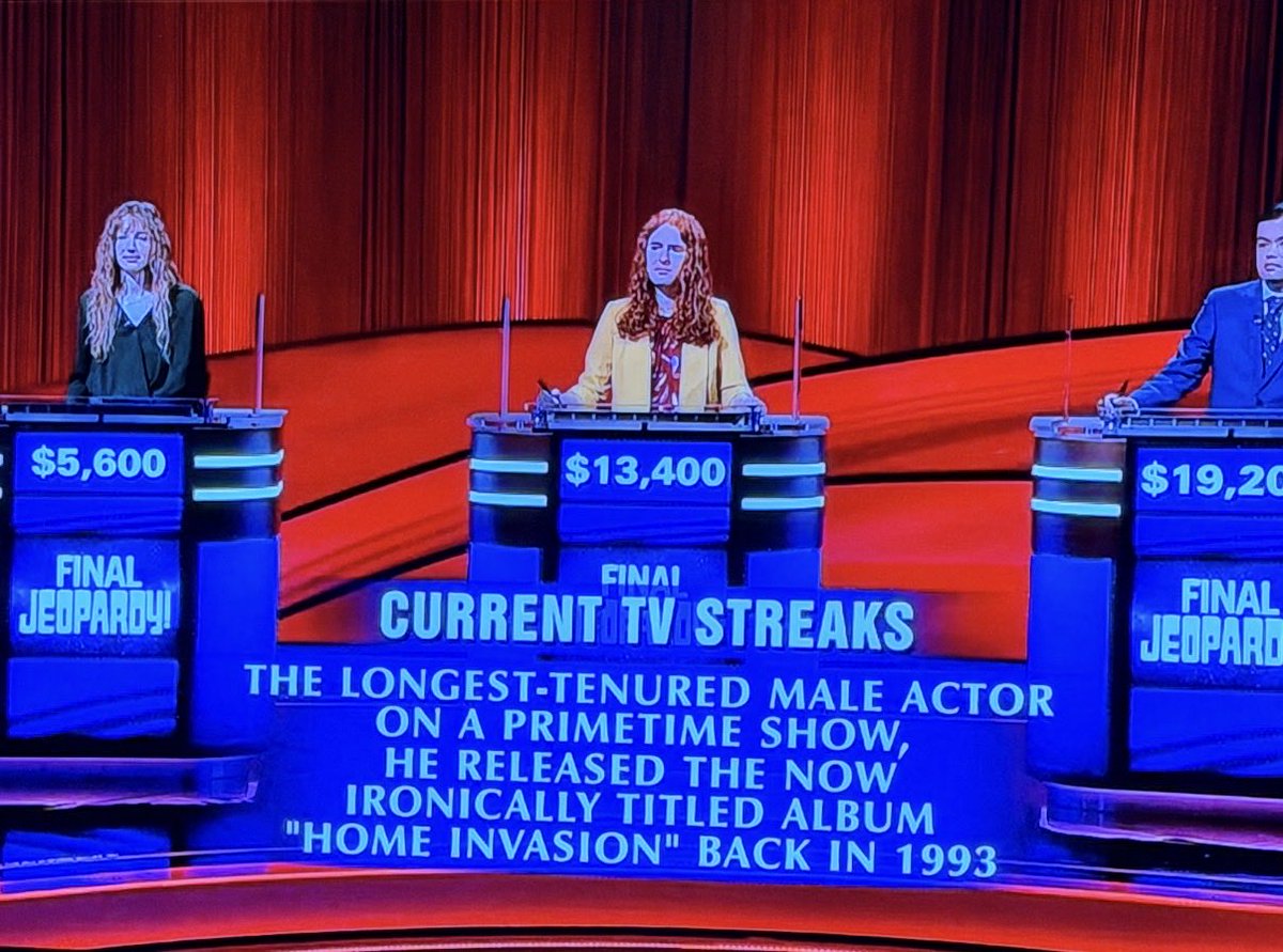 FINALLEVEL's tweet photo. Final question on tonight’s JEOPARDY ‘Life Achievement Unlocked’ https://t.co/7Ox3LfBe8R