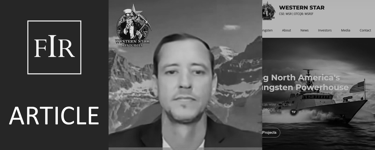 Western Star Resources Inc. Sponsors Videos by Propagandists of America’s Geopolitical Adversaries