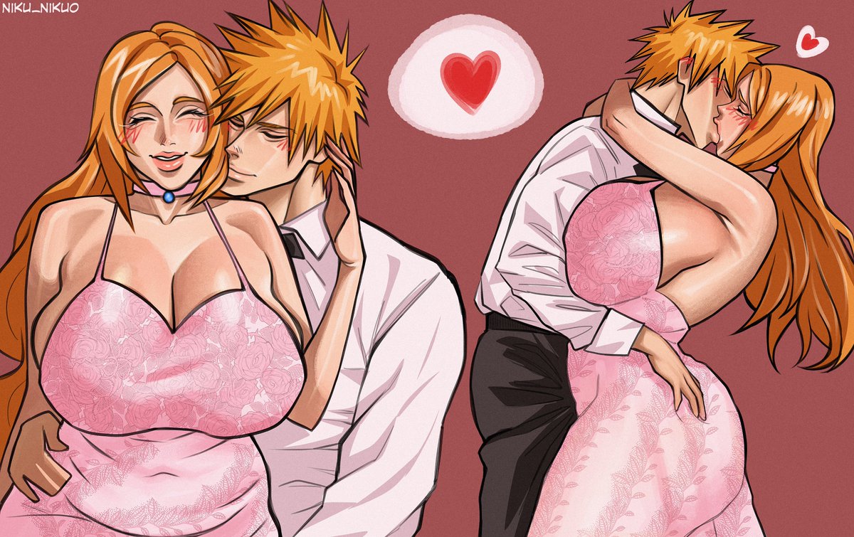 niku_niku2_0's tweet photo. Ichihime ❤ 
Ichigo X Orihime
From Bleach https://t.co/grhiwaeopE