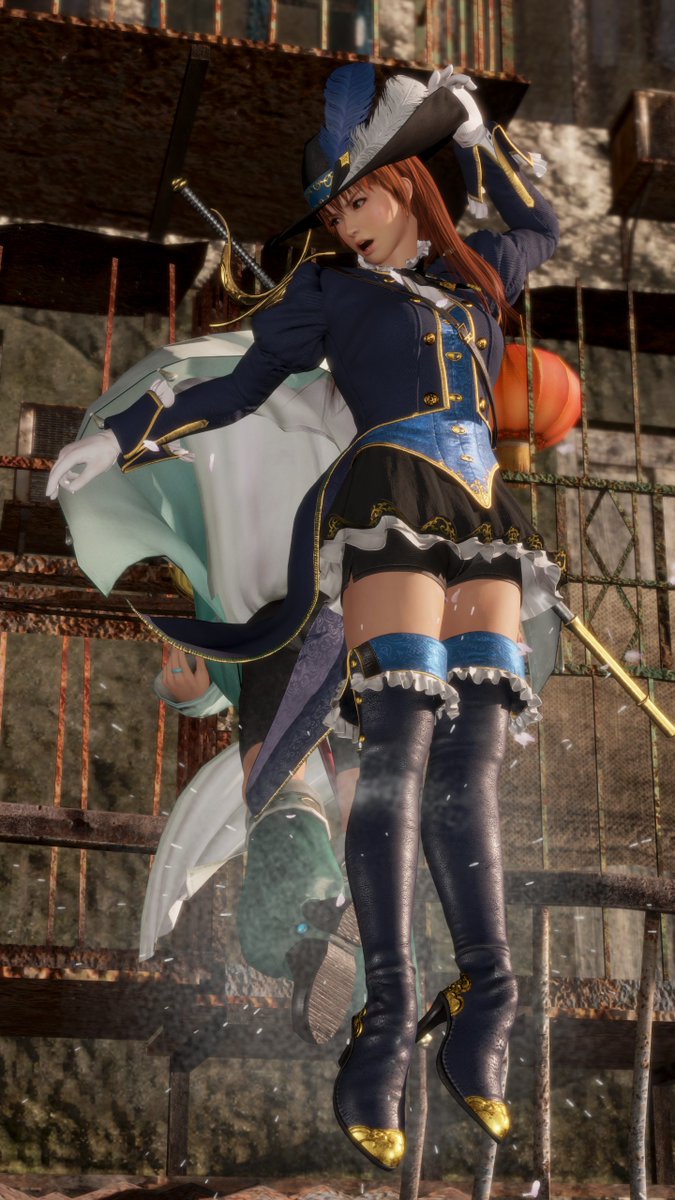 emptysaturday's tweet photo. Kasumi's Knight of Destiny costume is a fun, playful presentation. This theme would have best applied to all characters in game. Art is subjective but search "absolute territory" before calling this tame. #DOA6LR knows who its audience is and who the future of DOA will serve. https://t.co/fSW50z4Vaz