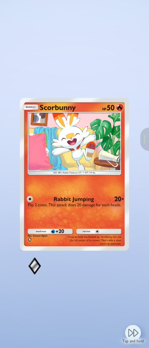 Doogs97x's tweet photo. @589_Pokego New hibunny card released in Pokemon pocket today! https://t.co/LkZN0jaHaG