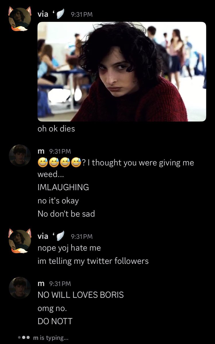 vinnymous's tweet photo. yep. will freaking hates me guys. 🥺 https://t.co/ZtvkmDBi5k