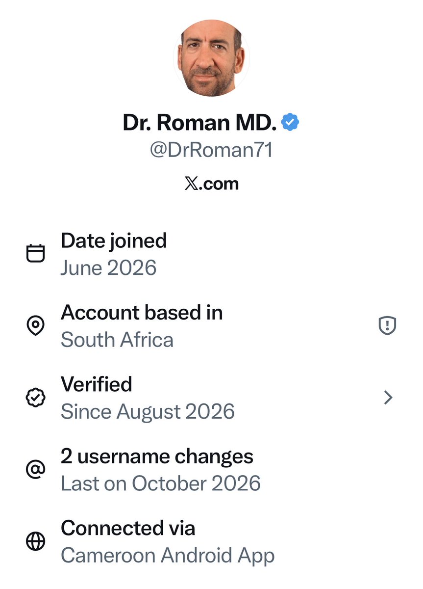 MakisMedicine's tweet photo. BREAKING NEWS: X has suspended account of "Florida Oncologist Dr.Eloy Roman", an imposter account based in Cameroon, Africa: @DrRoman71

This African scam account fooled thousands of people with its checkmark and fraudulently offered Ivermectin kits and "consultations" for up to $900.

This con artist in Africa used my name to try and lure people in, claiming he was working in Florida.

Thank you @Support for terminating this scam in reasonable time.

Frauds are getting more sophisticated, please be careful out there!!!

God bless.