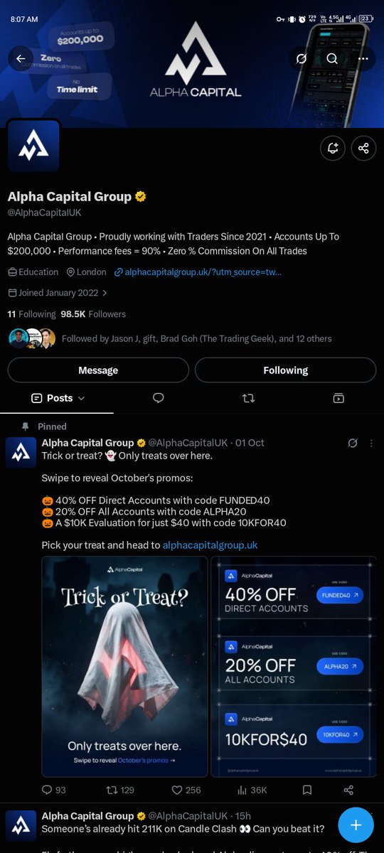 VaWith97500's tweet photo. @usmanmoduk @AlphaCapitalUK @TradeWithSponge @Asharafx @mairafas1 
@Habbyforex_ 
@Spencerxau1 https://t.co/VuLFuYtPkP