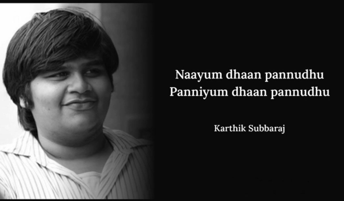 jeonx0mb's tweet photo. The moment he made this statement I decided that @karthiksubbaraj is going to be my GOAT director. https://t.co/Wc6T2VpwaP