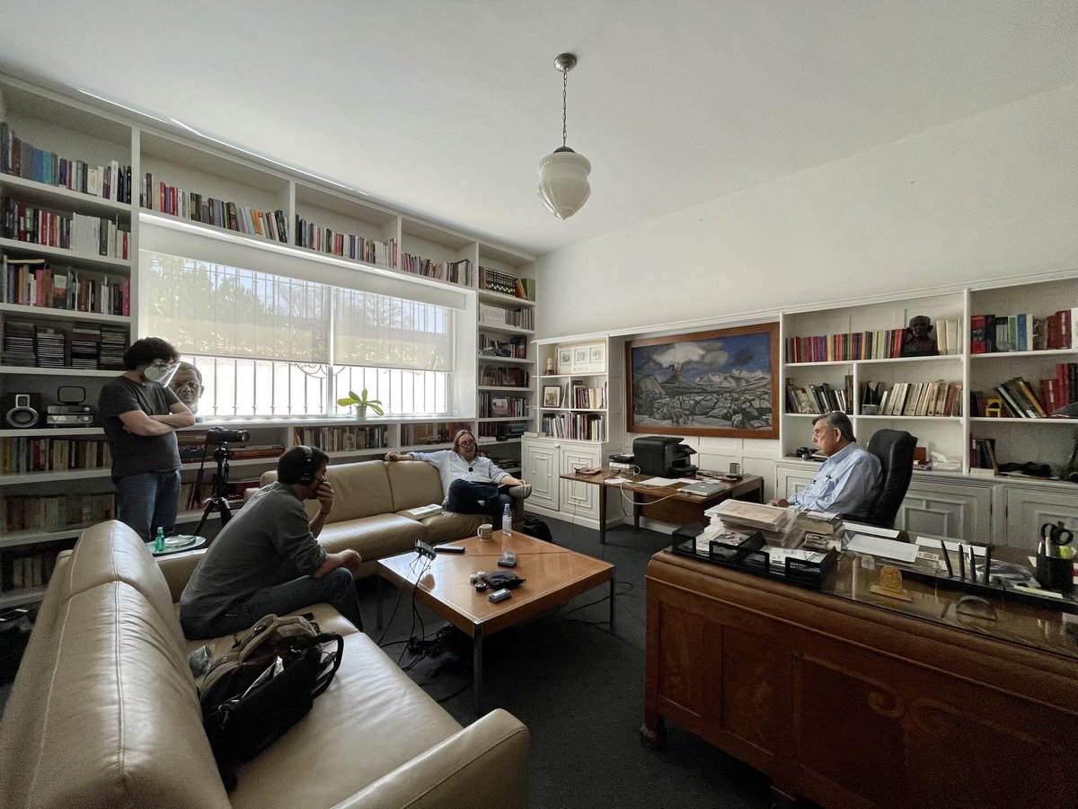 luispablob's tweet photo. Murió el ingeniero Cuauhtémoc Cárdenas, el gran referente de la auténtica izquierda democrática. Aquí unas imágenes de las sesiones en las que contó su historia. https://t.co/FDPBB8c3nq