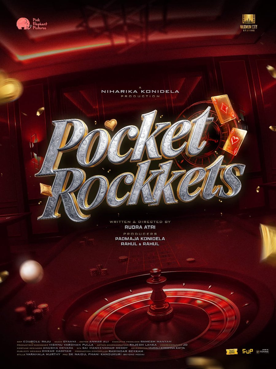 OTT_Trackers's tweet photo. Lights, Camera & Jackpot 🔥
#PepNxt Titled #POCKETROCKKETS 🎯
Produced by #NiharikaKonidela https://t.co/gCctOsxFsh