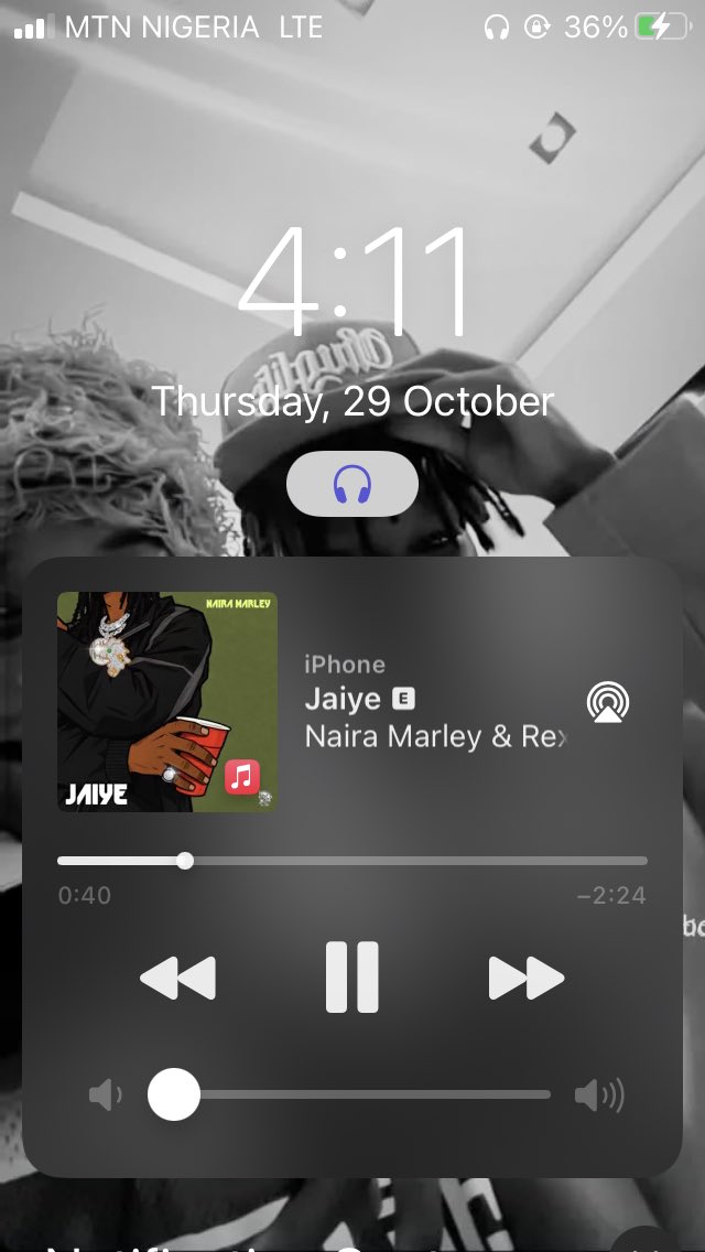 ejehzinoleesky's tweet photo. Jaiye by Naira Marley 🔥 https://t.co/c2pFpxdBAL