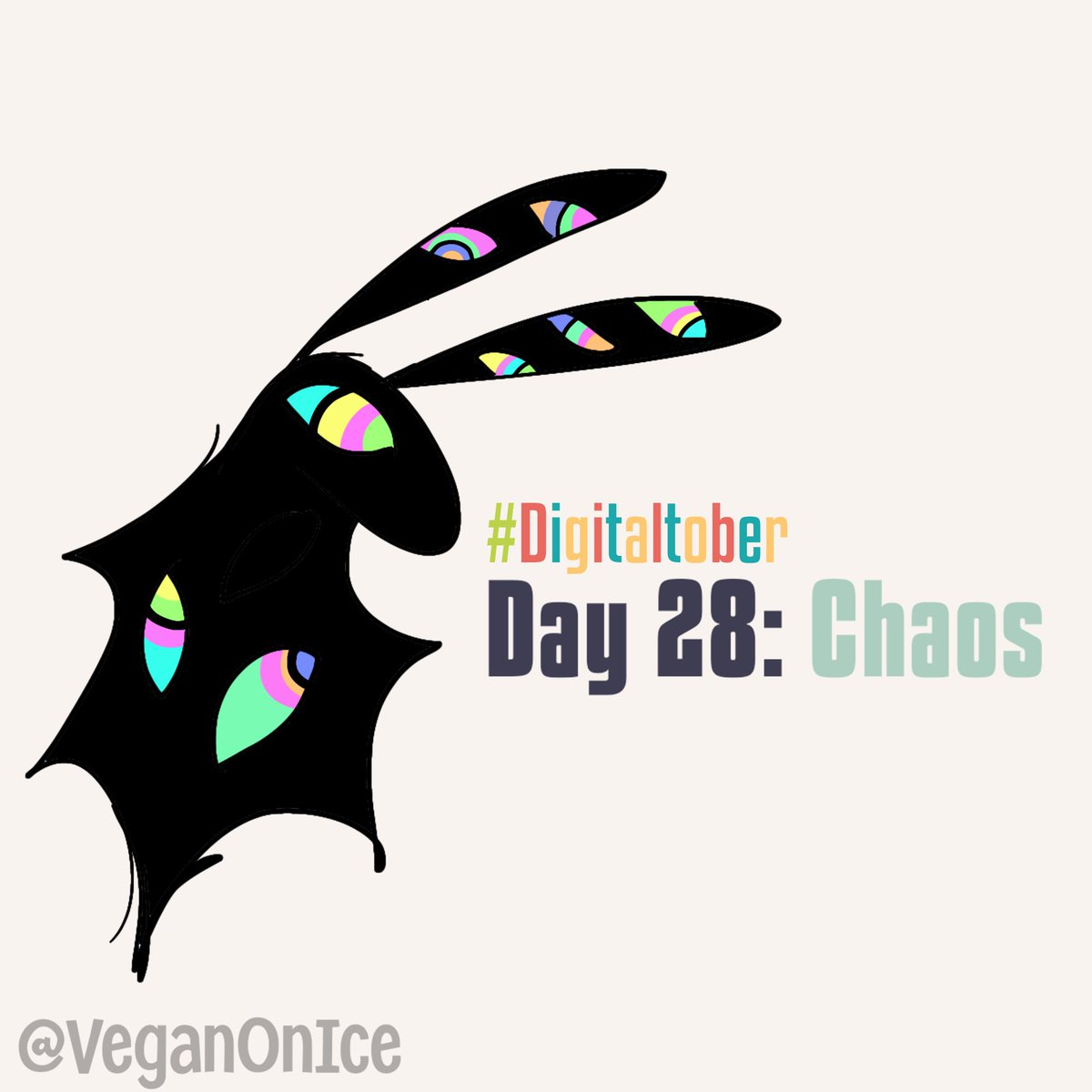 VeganOnIce_'s tweet photo. #Digitaltober Day 28: Chaos 

#Digitaltober2026 #TADC #Fanart https://t.co/jTpeqmVhpo