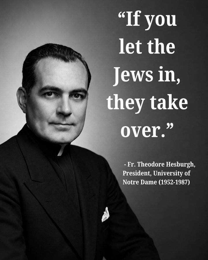 RealBroNat's tweet photo. As Catholic I agree that jews are our misfortune. https://t.co/lOvHQp3bi3