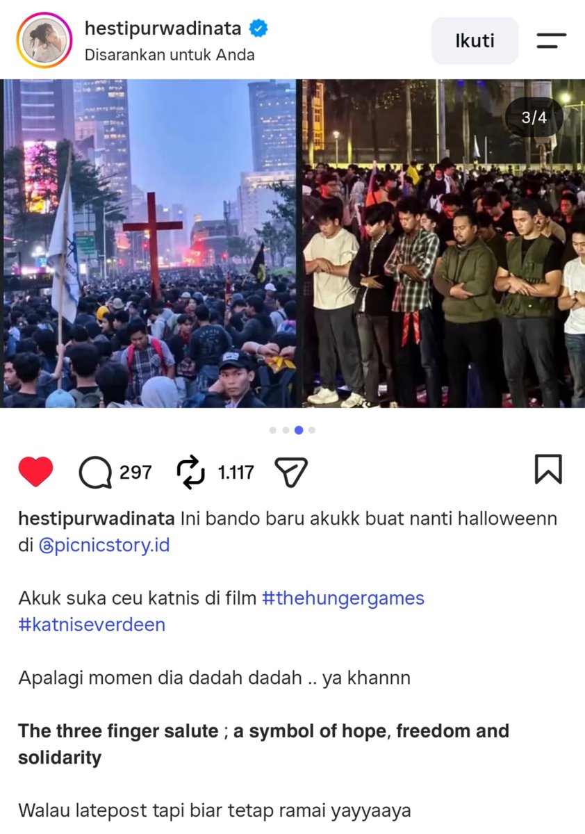 aprillariz's tweet photo. Teh Hesti nggak pernah kehabisan ide buat ngegocek algoritma 

Hidup perempuan yang melawan✊
#IndonesiaSadar
#demo https://t.co/h0JGACeYEU