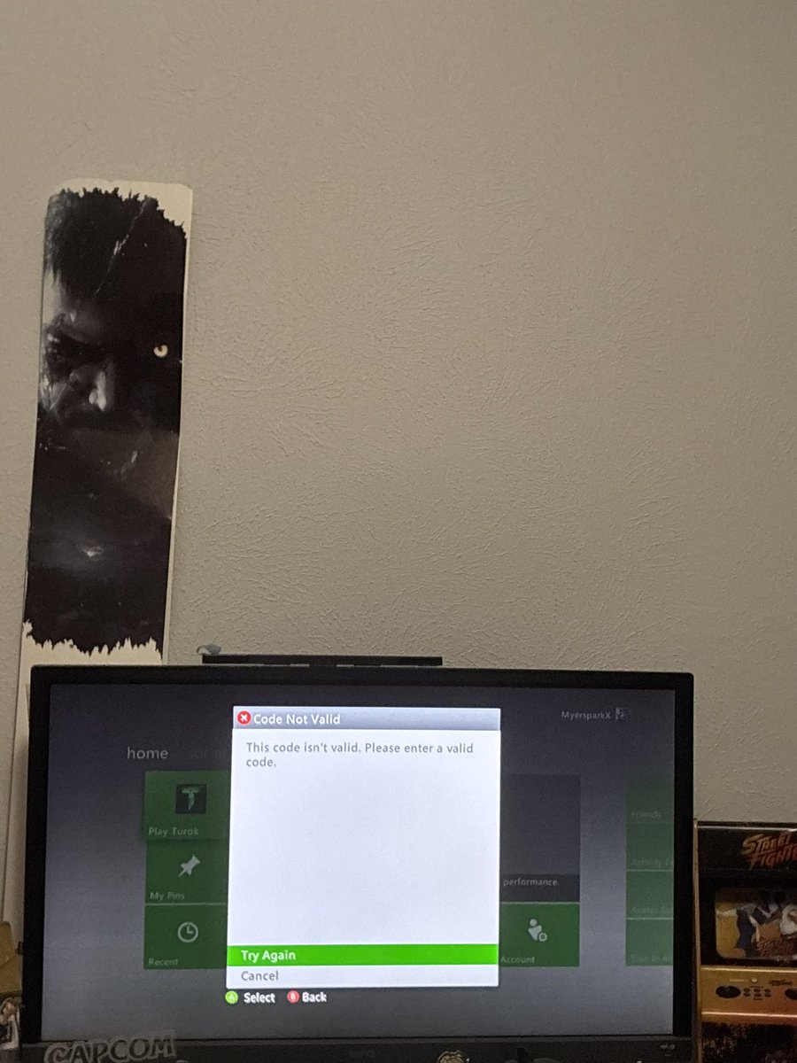 meyerpark's tweet photo. I still have unused Sf2 HD Remix Xbox 360 code i didn't use, and i forgot i didn't redeem code and then in July 2024 closer to 360 marketplace closure i bought normal price in 360 console. If it becomes backwards compatible,code might be usable again. 360 can't redeem codes today https://t.co/2tOEA50MMy