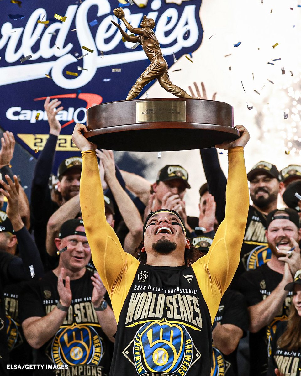 SportsCenter's tweet photo. ⭐ 3x All-Star
🏆 2x World Series Champion
🏆 World Series MVP
🥇 World Baseball Classic Champion

William Contreras is building quite the resume 👏 https://t.co/MVeMJG02IE
