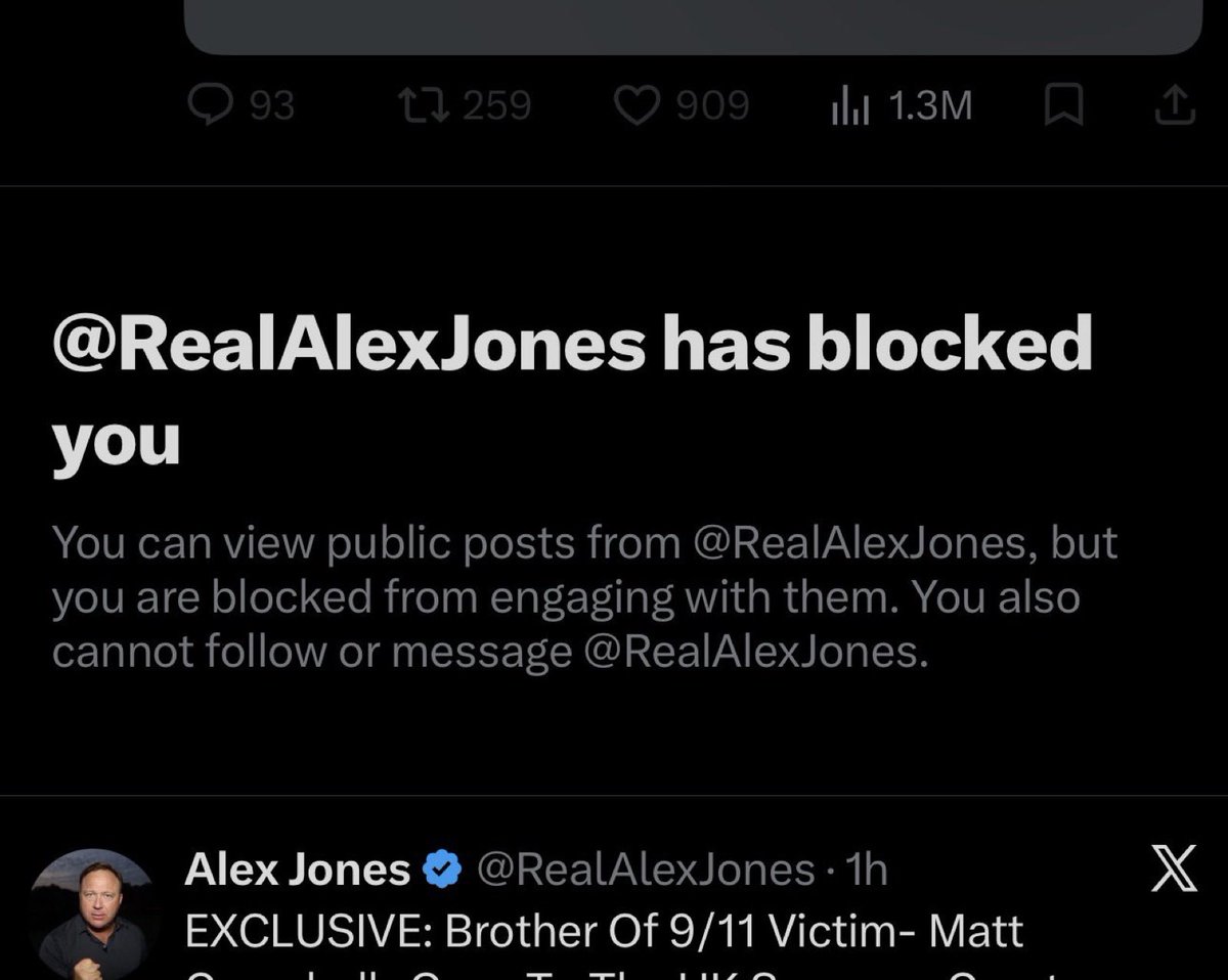RobertJ40987160's tweet photo. @RealAlexJones When you find out the man is a fraud. https://t.co/fcNMZ2iyBA
