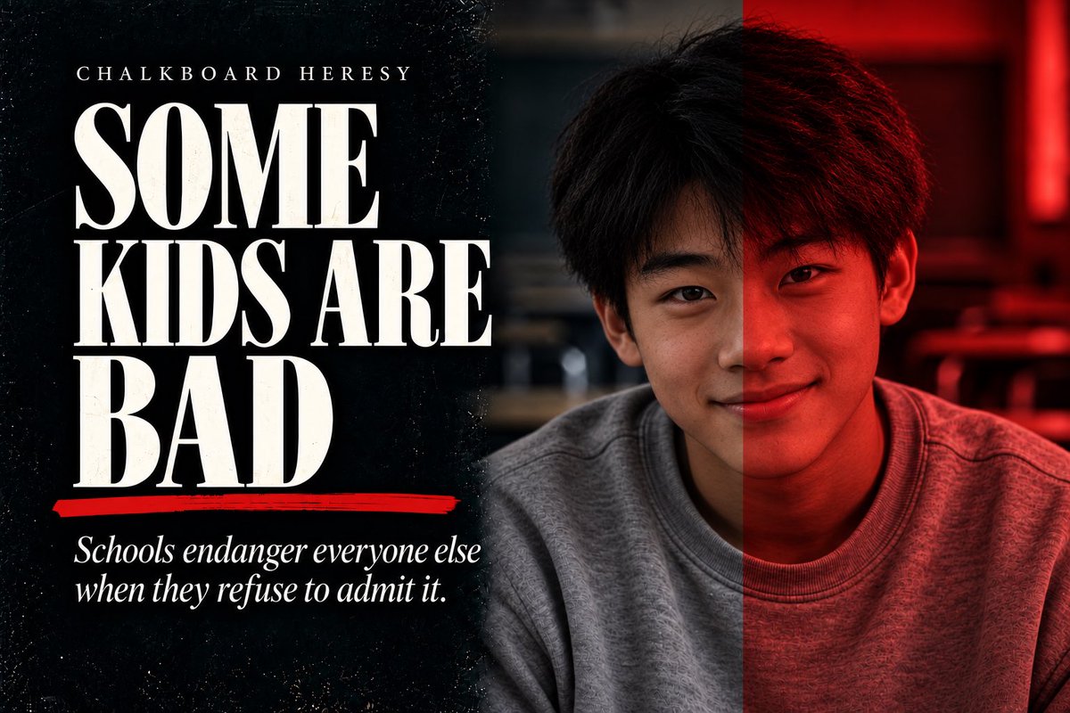 CBHeresy's tweet photo. Some people are offended I used a picture of a menacing Black kid on the original cover picture— as accurately described in the true story— so here’s an update version where we pretend he was a nice Japanese boy living in the hood.

Hope this makes everyone more comfortable and spares me accusations of “racism”.