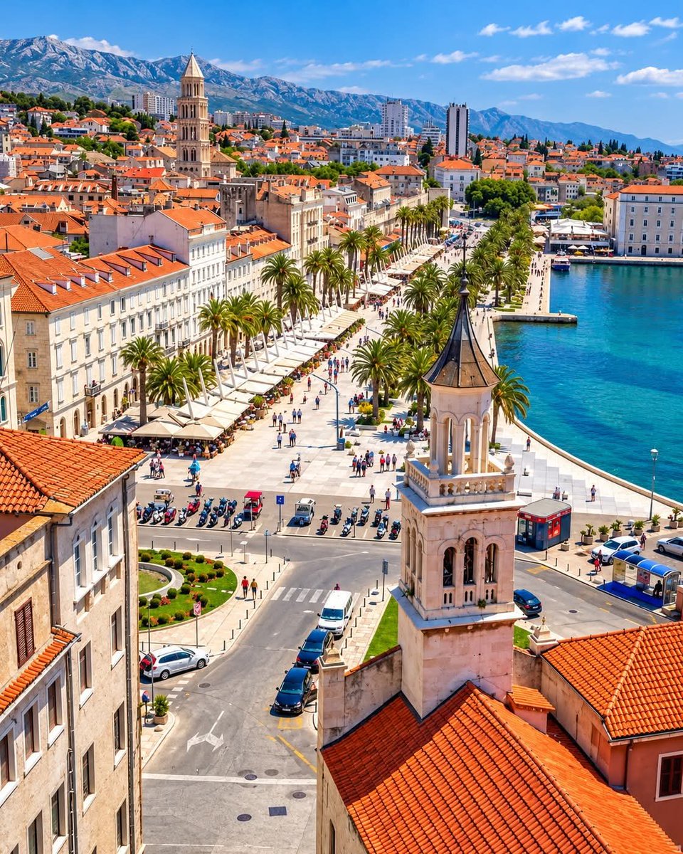 PrettyCitiesX's tweet photo. Split, Croatia 🇭🇷 https://t.co/pmfwVFAZTq