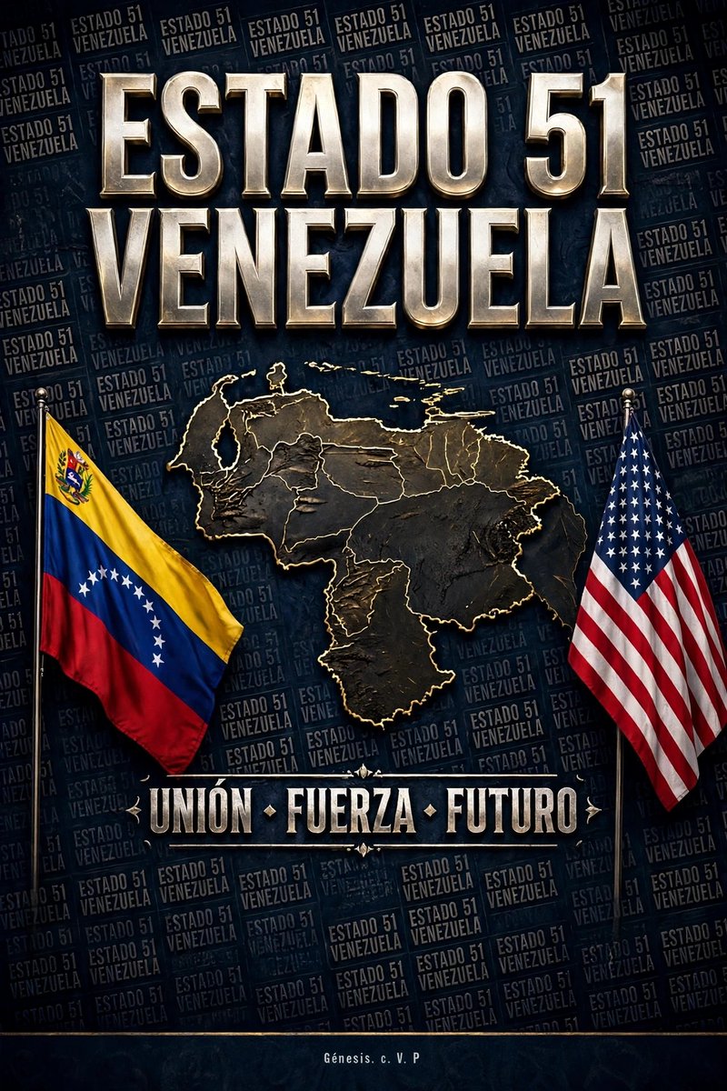 GENESISVEL64518's tweet photo. Venezuela Estado 51🇻🇪🇺🇸 https://t.co/52HxVnqs73