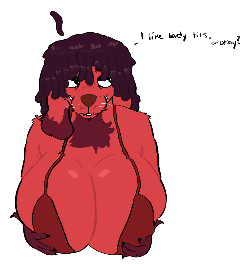 peepeepastry's tweet photo. throwback to that time i drew @t0_roto with huge bazongas

he lets me gobble em whenever though https://t.co/PNBufPrVTl