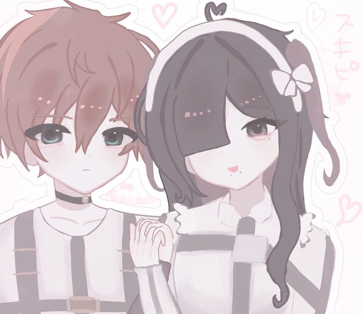 mutsufuu3's tweet photo. art from @aoyagiplushie from an art trade!! https://t.co/NNm2Hv8mrF