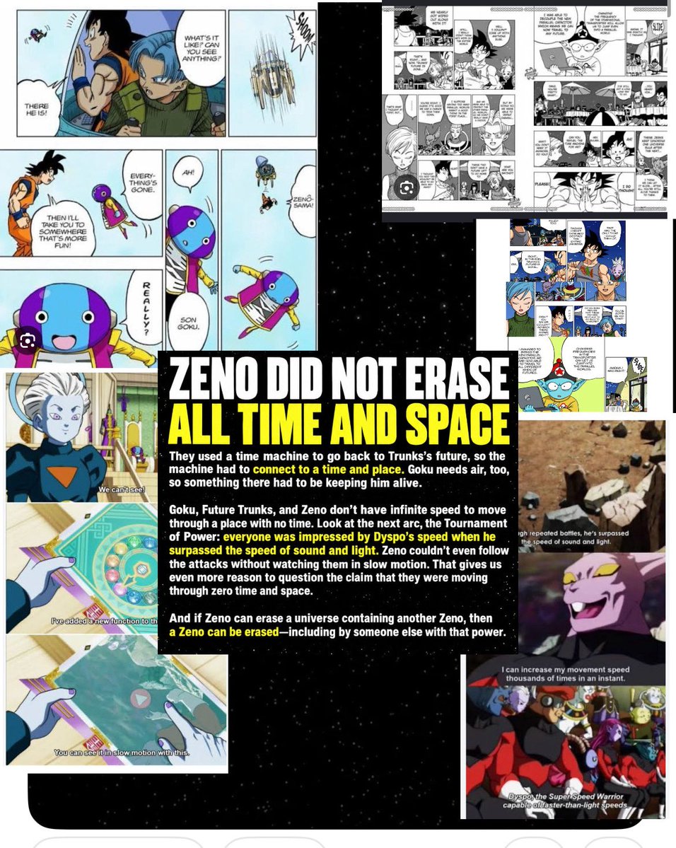 Eater9Sun's tweet photo. @theDoom_inc When you can’t read! Zeno erased other universes. Those other universes had Zeno in it therefore Zeno killed other Zeno’s. used to be what 30 universes. Each one has Zeno and angels he killed them. you’re a dumb ass stop messaging me. https://t.co/79YEGrdkiN