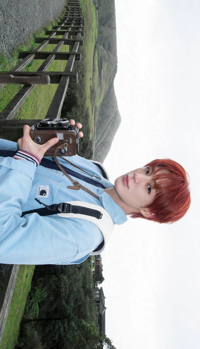Jian_xiu08's tweet photo. orange hair on a green world https://t.co/Q3SkqtStck
