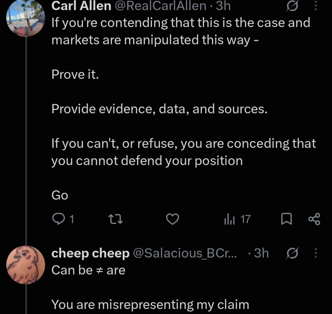 RealCarlAllen's tweet photo. @Salacious_BCrum @queenbiscuit311 @DemNationalist You said "you are misrepresenting my claim"

 "if you're contending this" doesn't misrepresent your claim 

Admit you were wrong and apologize for accusing me of misrepresenting your claim. https://t.co/zZbRGnb3fm