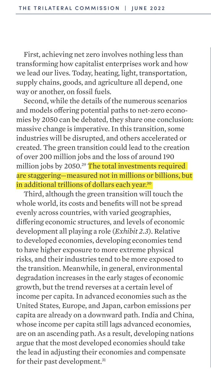 greg_scott84's tweet photo. EVERYONE keeps missing the mark, here‼️

It doesn't matter what anyone calls it because it's not about Canada joining what has been happening in Europe, but about Canada being a part of (and party to) what is being developed. No one seems to be getting this. 

This is about MUCH more than just strengthening our economic partnership. It's about streamlining the digitization and amalgamation of absolutely everything.

In particular, it's about achieving Net Zero by 2050.

Once you understand that UN agencies are telling us that we're not on track to achieve the Sustainable Development Goals or meet the targets under the Paris Agreement, and that individuals are going to have to take on more responsibilities, you'll start to see what it is that's being prepared for us.

Do you realize what this means when you add on digital IDs and things like carbon labelling?

Can you see what they're doing? You should be able to see it - it's all happening right out in the open. 

Mark Carney was on the Taskforce that created this report. Not one single person, anywhere, cast a vote for this. They're doing this whether we want it or not.

I see this as the most serious and dangerous thing that our government has ever done.