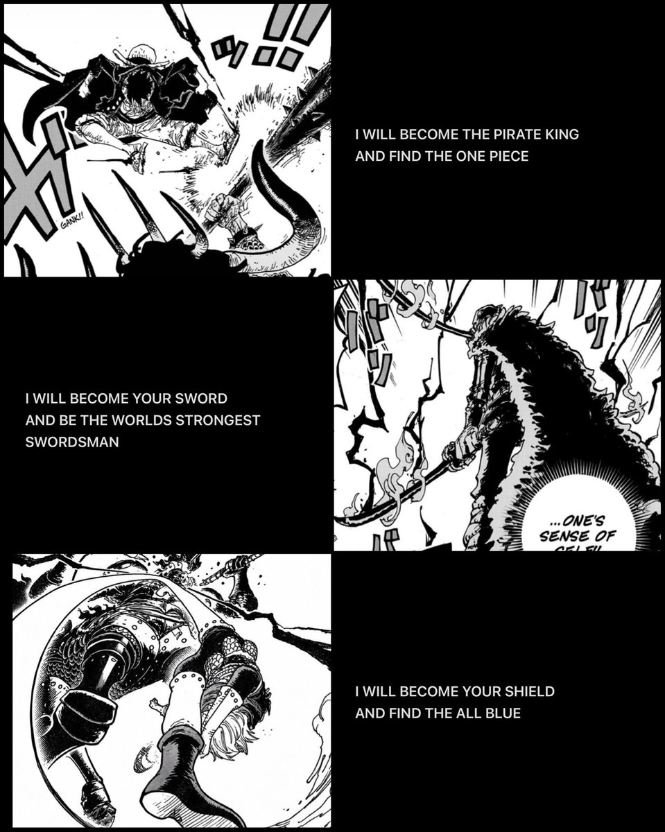 polartangzz's tweet photo. THE MONSTER TRIO HAS AWAKENED 
#ONEPIECE1197 https://t.co/sxlEbDt1sG