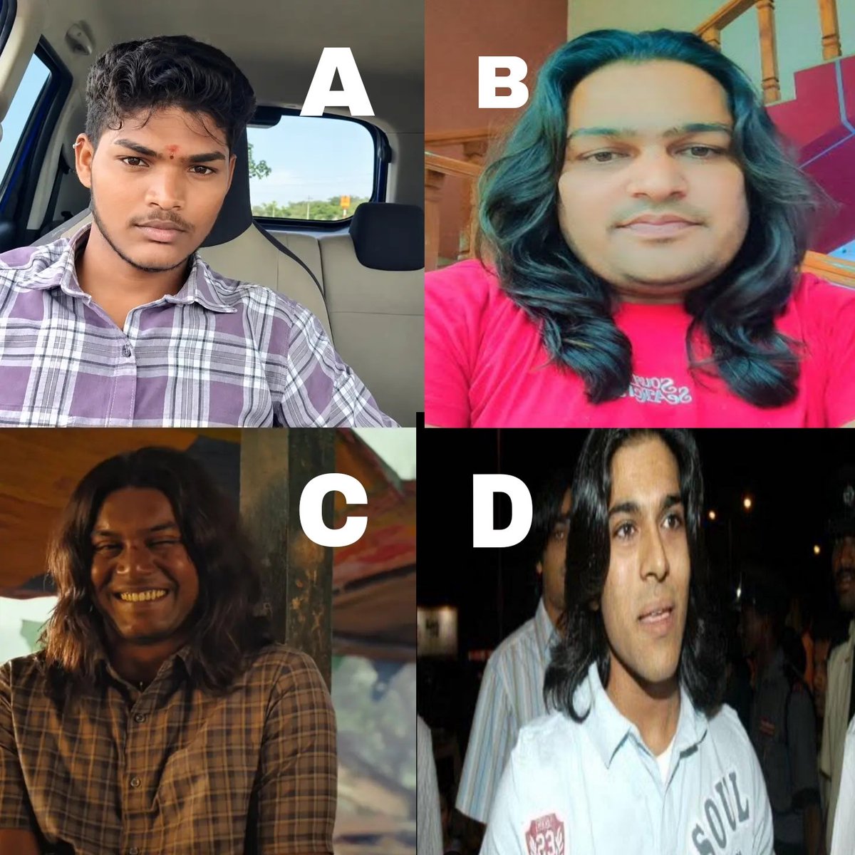 samudrapudonga's tweet photo. Who is Global star ?
A) Bapatla Durga 
B) Uppal Balu 
C) Subbu
D) CC https://t.co/QZySxAgScg