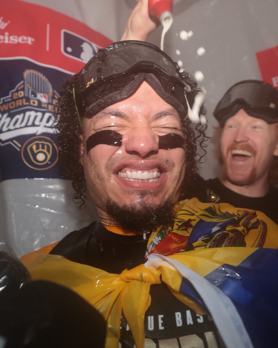 Brewers's tweet photo. A party 57 seasons in the making

#WonOurWay https://t.co/j1PFX3LM5I
