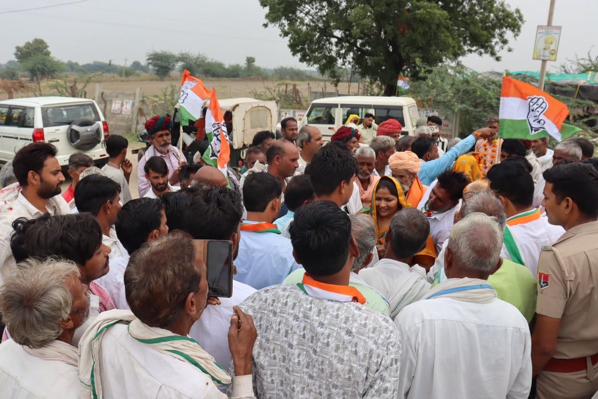 IndiraMeena_'s tweet photo. जिला परिषद सवाईमाधोपुर सदस्य वार्ड नंबर 8 से कांग्रेस प्रत्याशी श्री #कमलेश_कुमार जी एवं बौली पंचायत समिती के वार्ड नं. 12 से कांग्रेस प्रत्याशी #शान्तिदेवी  जी के समर्थन में आयोजित बैठक को संबोधित कर कांग्रेस प्रत्याशियों के समर्थन में भारी मतदान की अपील की।

#VoteForCongress

📍हरसौता 
@INCRajasthan