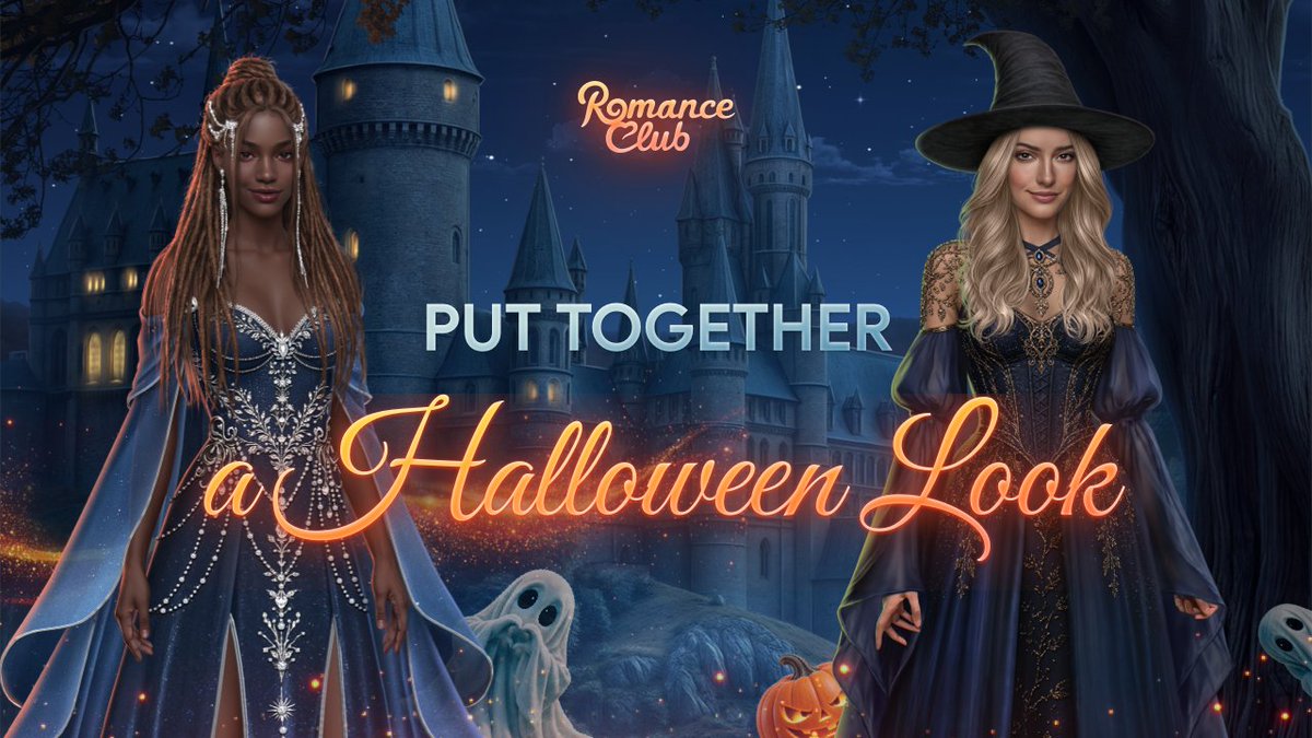 ysiromanceclub's tweet photo. 🎃 Halloween is just around the corner, which means it's time to start thinking about festive outfits! After all, when else can you dress up as a mysterious witch, a beautiful vampire, or a true queen of darkness?

🕸 Let's throw a Halloween fashion show for our heroines! Choose any Romance Club main character, open her wardrobe, and put together the perfect outfit for the spookiest party of the year.

Share screenshots of your creations in the comments, and don't forget to like your favorite outfits from other players! 🦇

#visualnovel #mobilegaming #pcgaming #romanceclub