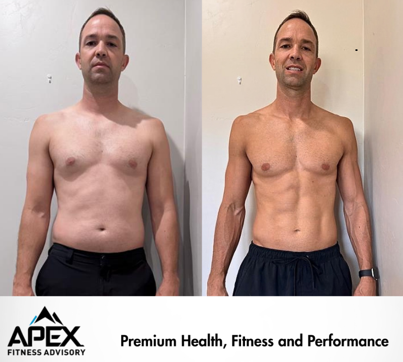 apexfitadvisory's tweet photo. "It changed my life."

Mark. 43. Father. Frequent business traveller.

He used to gain 5lbs on every work trip. Back pain was his normal.

6 months with Apex:

→ 22lbs of fat gone
→ Body fat down 12%
→ Back pain gone

= Thread = https://t.co/v2r9pyfzcZ