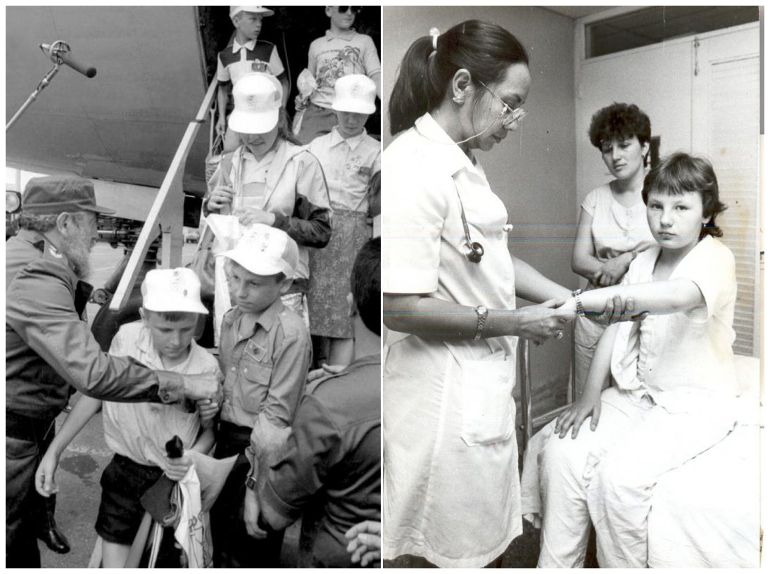 CogitoEdu's tweet photo. Ukraine did this after Cuba spent hundreds of millions of dollars treating thousands of sick Ukrainian children from Chernobyl. Cuba spent 20 years providing specialised care they couldn't afford in Ukraine. Ukraine paid nothing, voting to starve Cuba was their payment I guess. https://t.co/tH4elrmEMO