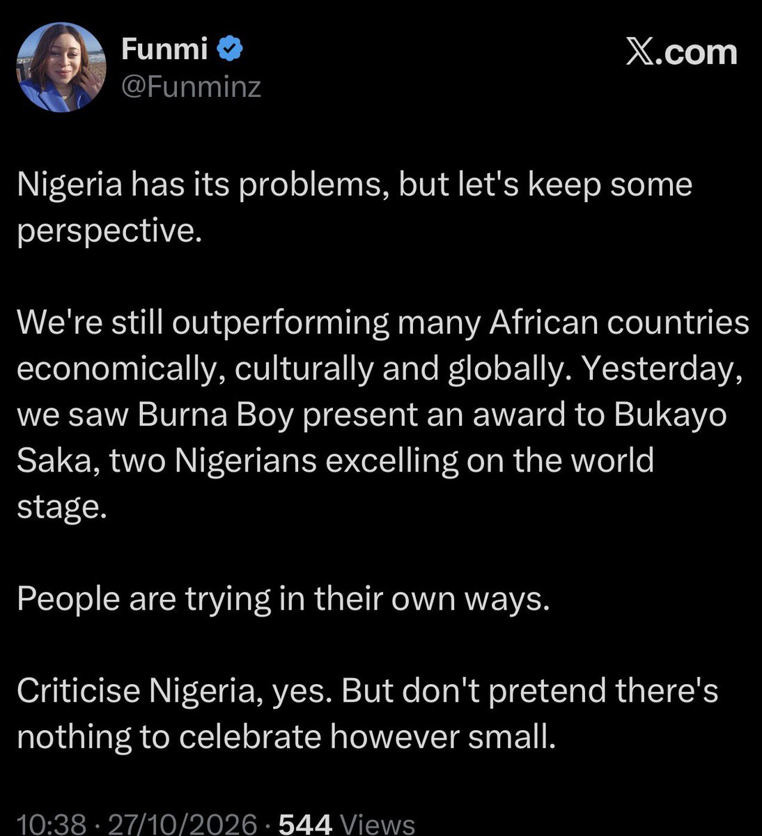 heriotwat2's tweet photo. @unfiltered8o @Funminz This angry old woman has been trolling @itsonyim all day because she told her Nigerians r not lazy 

She’s a psycho and obsessed n if anything happens to Onyim!!!

The girl was even very respectful 

She cannot tag the girl , be like sey dem dun block am 
Go n check her page - https://t.co/Nnlr5HQ6lJ