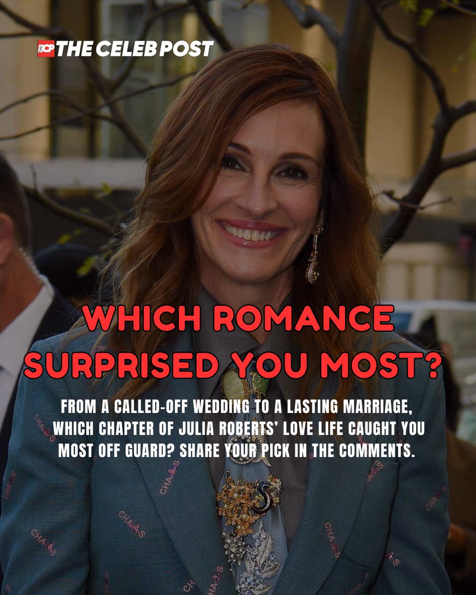 thecelebpost's tweet photo. From a cancelled wedding to a lasting marriage, Julia Roberts’ love life has seen its fair share of Hollywood twists. 

#JuliaRoberts #HollywoodRomance #CelebrityRelationships #HollywoodNews #thecelbpost https://t.co/juTfdHSuaf