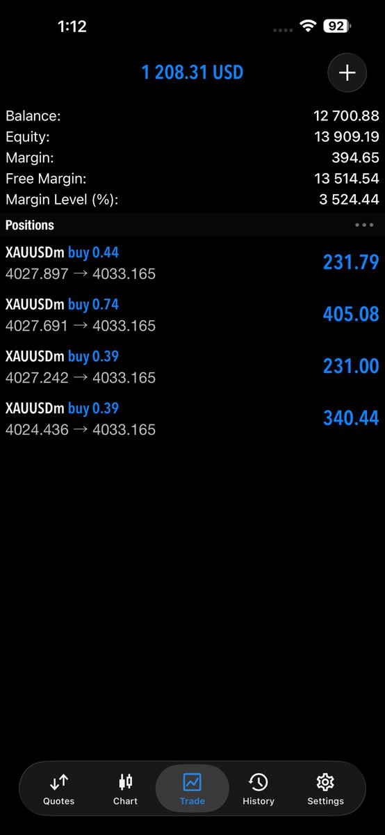 WilliamTrader08's tweet photo. Beautiful Trades running profit 

$XAUUSD $Gold https://t.co/bcpDn01kZL