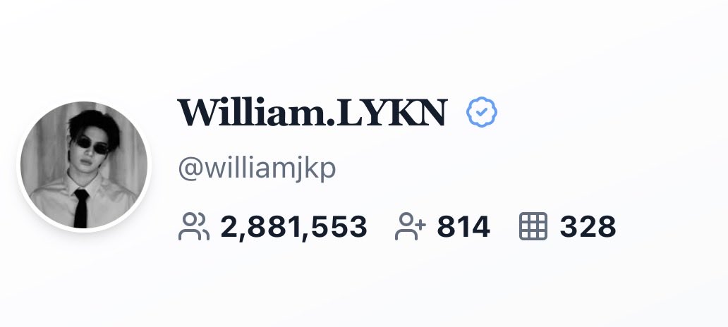 mypspace9208's tweet photo. STATISTICS @Williamjkp1 📈

✨X

27.10     778,831
28.10    780,971     (+2,140)

✨ INSTAGRAM

27.10      2,879,220
28.10     2,881,553    (+2,333)

✨ TIKTOK
 
27.10       2,211,936
28.10      2,212,563     (+627)

#williamjkp https://t.co/D8Lb1h82Ci