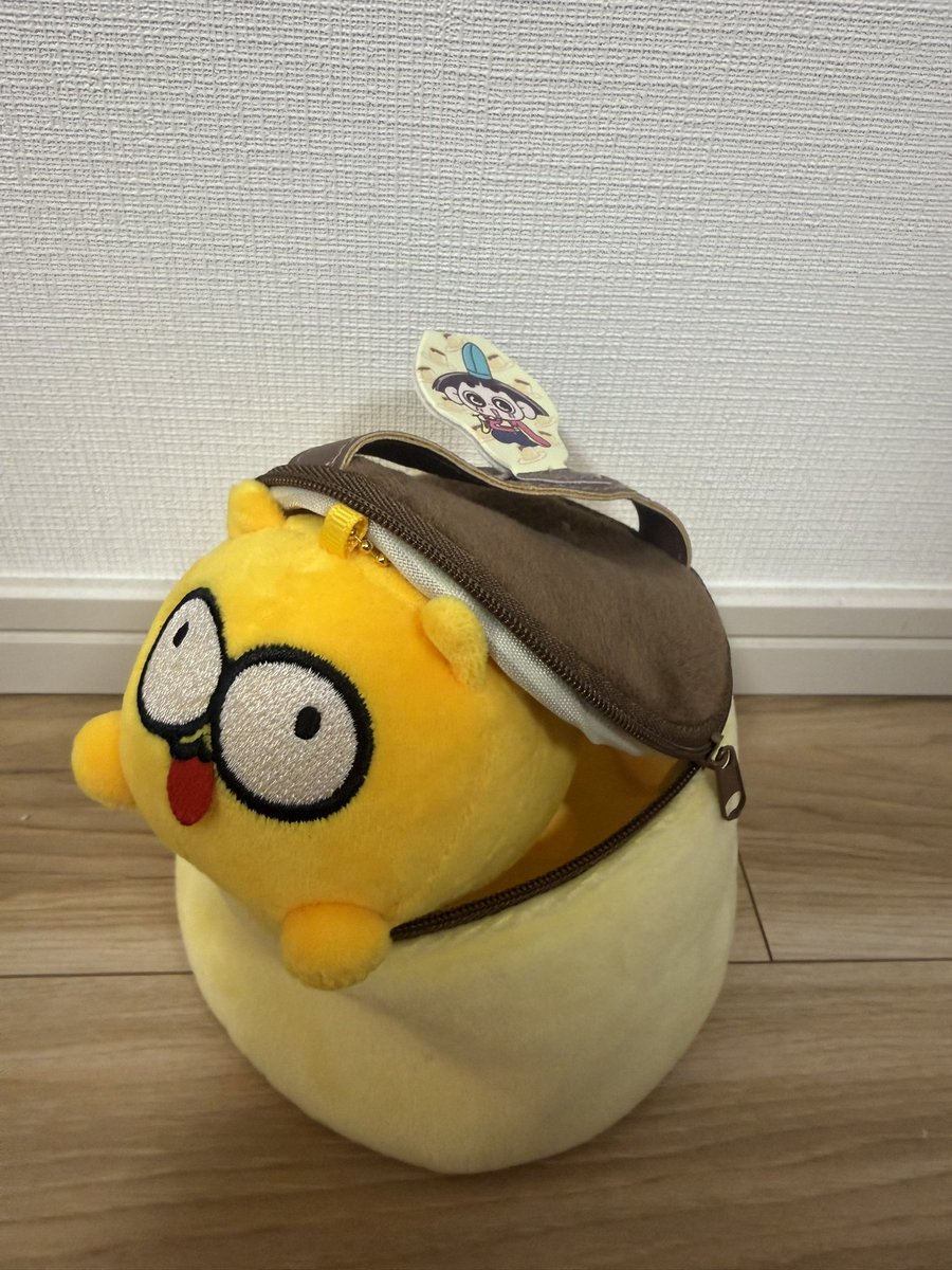 m000pta's tweet photo. おじゃるまるのグッズだけどうんたと相性良すぎて購入🍮(¯˘¯*) https://t.co/MpTyn44Riq