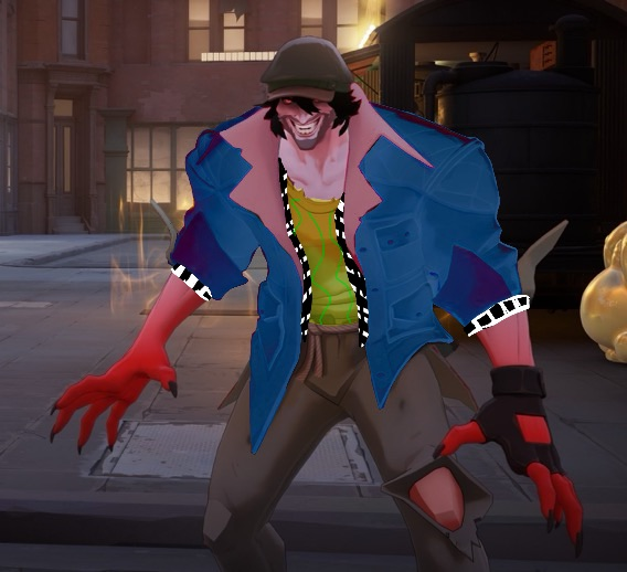 Stateofblue's tweet photo. this is my DRifte rrecolor concept called indigo jacket and he picked up this flawless thrist store fine in a small town adter taping an episode of Ravages of the Abyss hoe you like it https://t.co/By2d8CXiIe