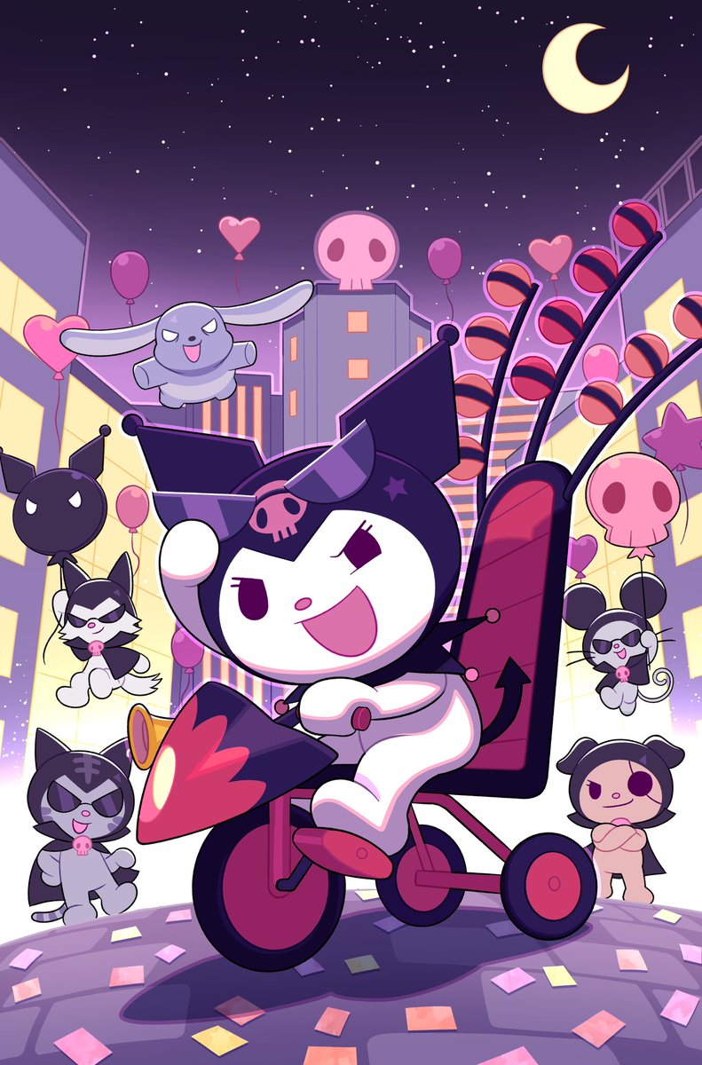 deegeemin's tweet photo. Had some fun with this cover! I’m a big Onegai My Melody fan so most of my knowledge about Kuromi comes from there. Here are my thumbs and an earlier version! https://t.co/jRkaiSWEbR