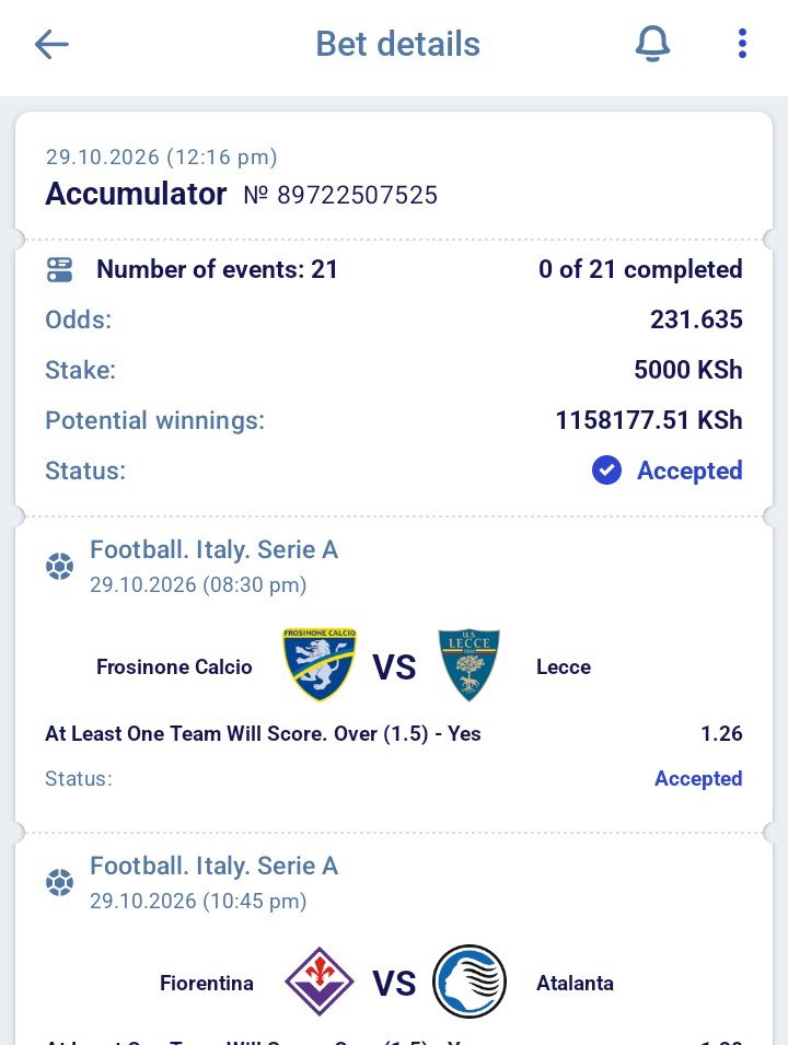 Kentips23's tweet photo. PARIPESA 🔥🔥🔥

Bet of the day 🤲 

231 Odds 

Code - 51RJA

Reg: https://t.co/ypAzPMNvwa

Promo code: TENRY https://t.co/swgJERjFlK