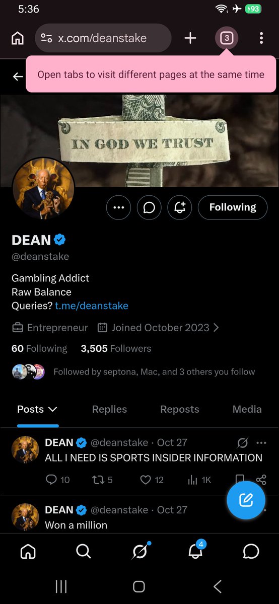 eliancole3's tweet photo. @deanstake @Stake @StakeEddie All followed! Stake 🆔 Eliancole https://t.co/HDHykUyiHh