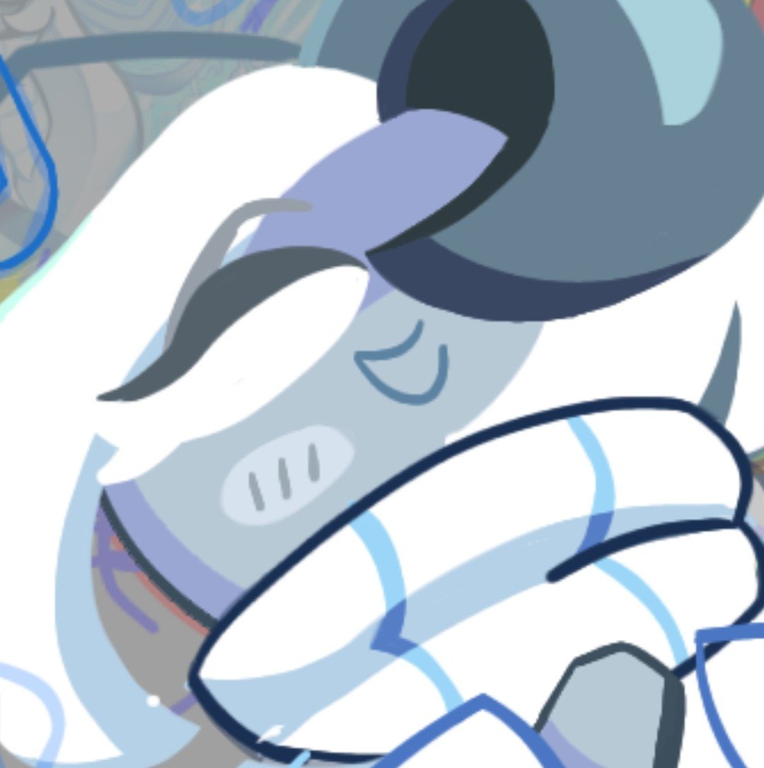 ravepound's tweet photo. blue whale cookies eye has forever been the hardest thing for me to draw i cant tell if this is good or not https://t.co/fgUEGE2ELk