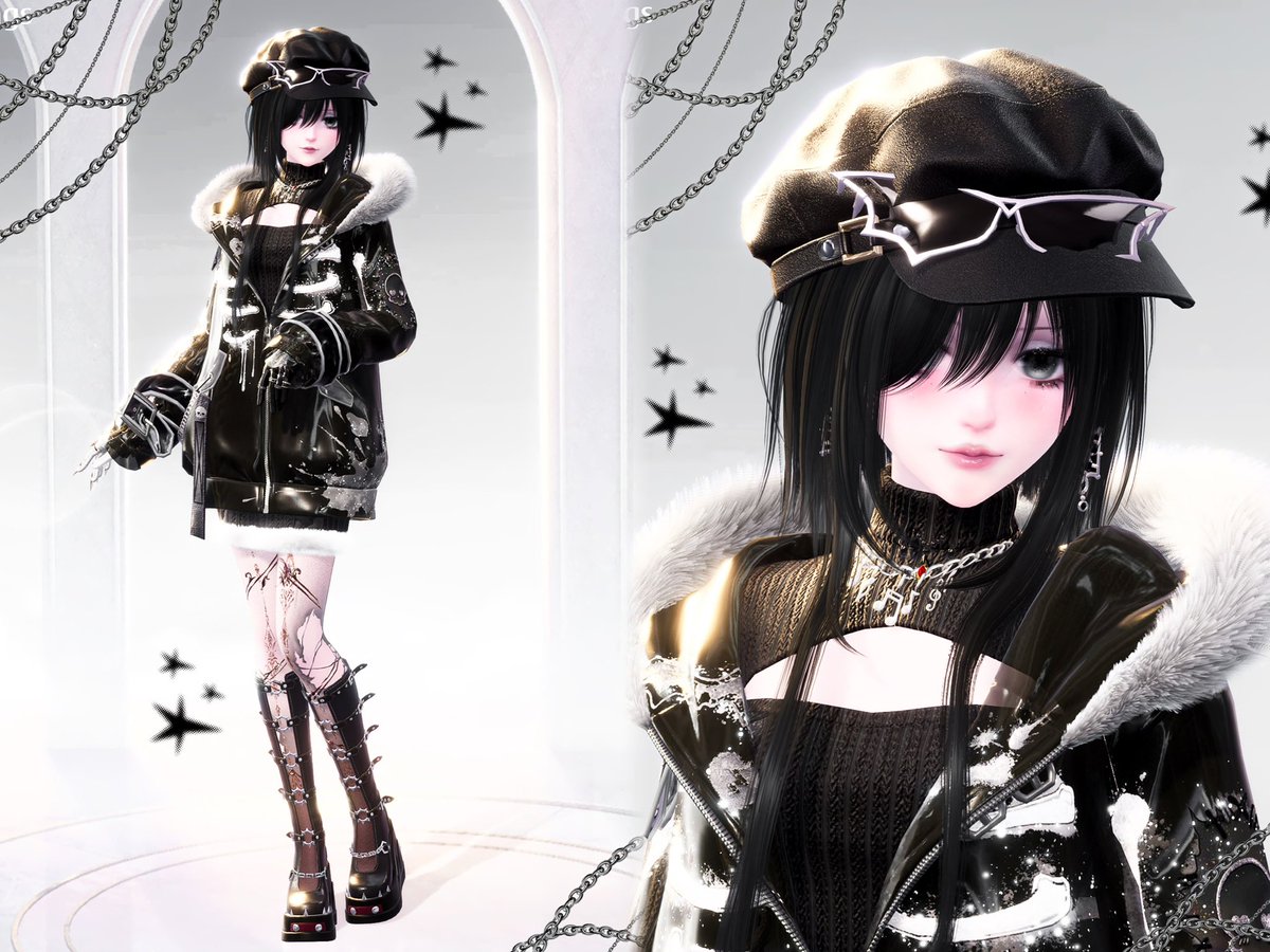 Xeny_nikki's tweet photo. Ready for winter⛓️🖤

InfinityNikki https://t.co/7nJX3g13qF