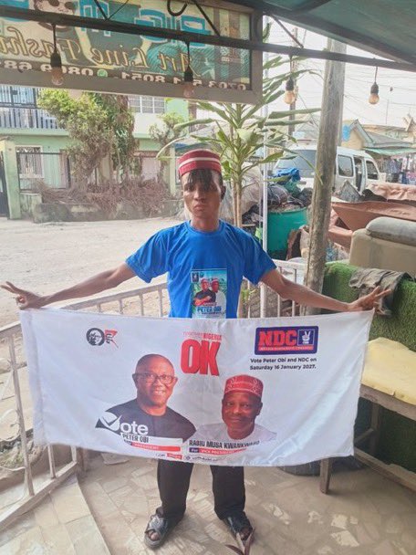 trapwiz_dmw's tweet photo. Please, it seems we are about to forget that Rilwan Olawale, the OK ticket flag boy who was arrested in Lagos, is still reportedly in DSS custody!

We need to apply more pressure to at least hear from the relevant authorities and confirm that he is still alive, because their silence is becoming suspicious!

Lend your voice today! Let’s keep Rilwan Olawale in the public eye! ✊