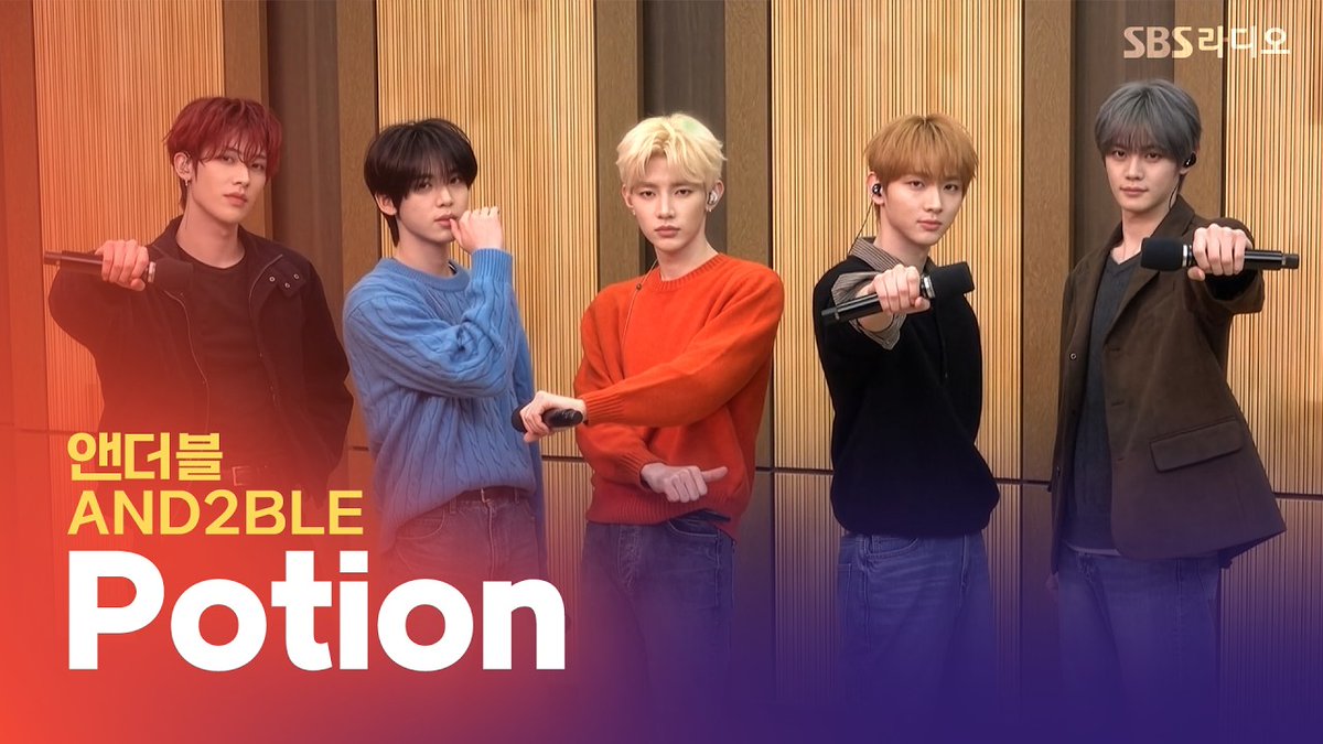 springlight0401's tweet photo. 🩷🖤🩵💜 261029 SBS Radio 에라오 YouTube 🩷🖤🩵💜

[LIVE] AND2BLE(앤더블) - Potion |  Cultwo Show 

🔗 https://t.co/HvxxtQTtlu

#AND2BLE #앤더블 #AND2BLE_Attraction #AND2BLE_Potion https://t.co/tIgC9hnTWf